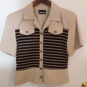 Vintage 80's John Roberts top